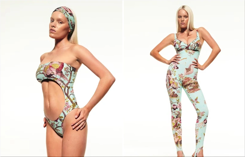 Skims x Roberto Cavalli Swimwear Collection