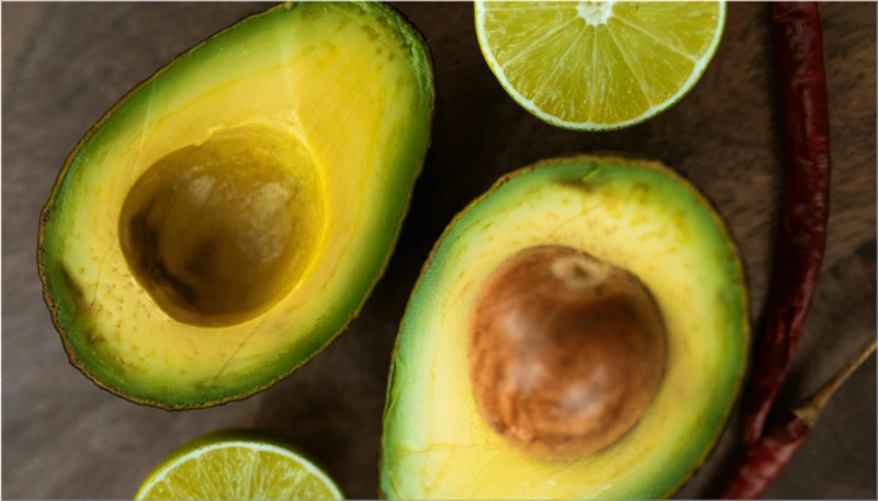 Avocado halves