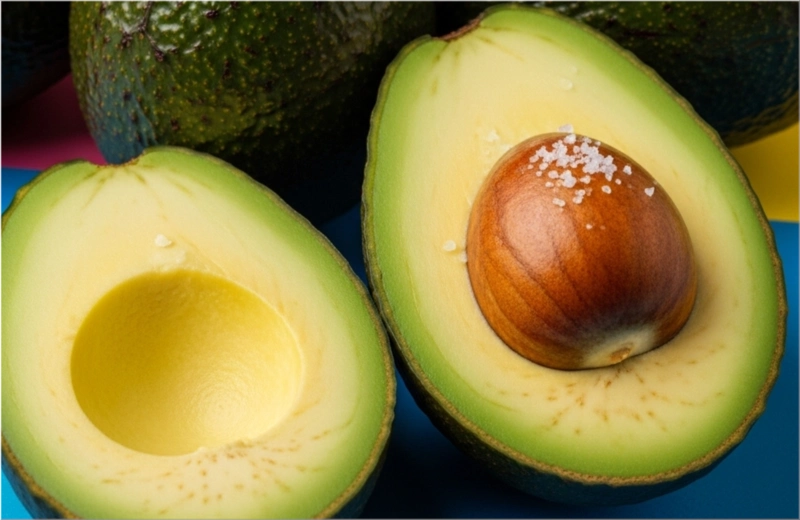 Avocado halves