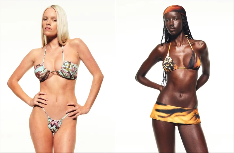 Skims x Roberto Cavalli Swimwear Collection