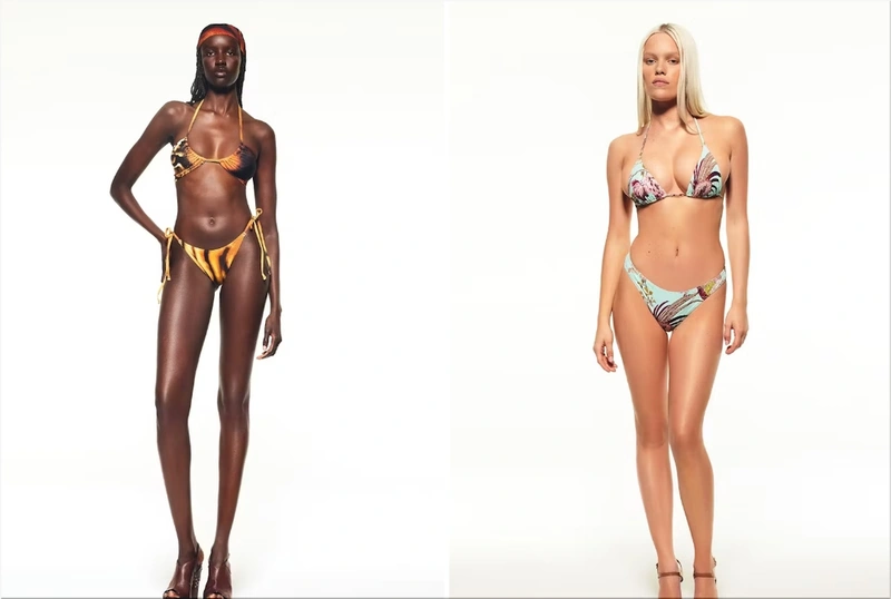 Skims x Roberto Cavalli Swimwear Collection
