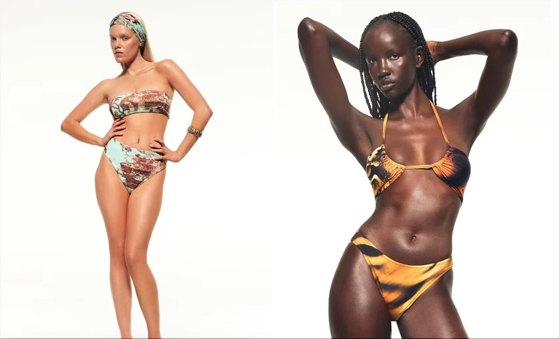 Skims x Roberto Cavalli Swimwear Collection