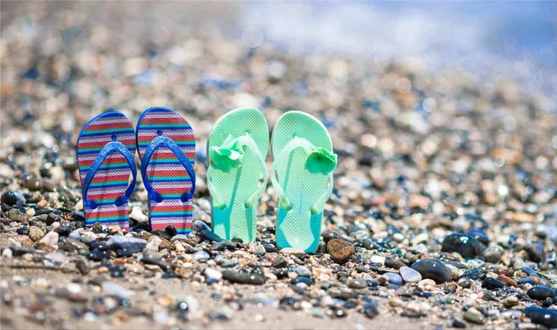 flip-flops or sandals