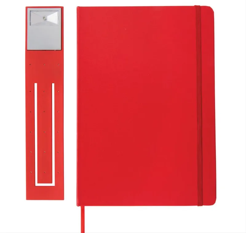 red bookmarks