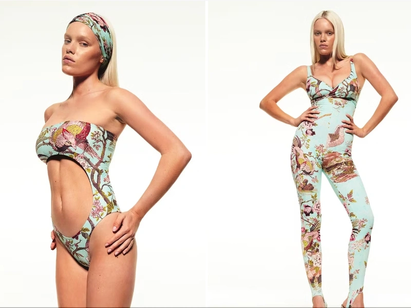 Skims x Roberto Cavalli Swimwear Collection