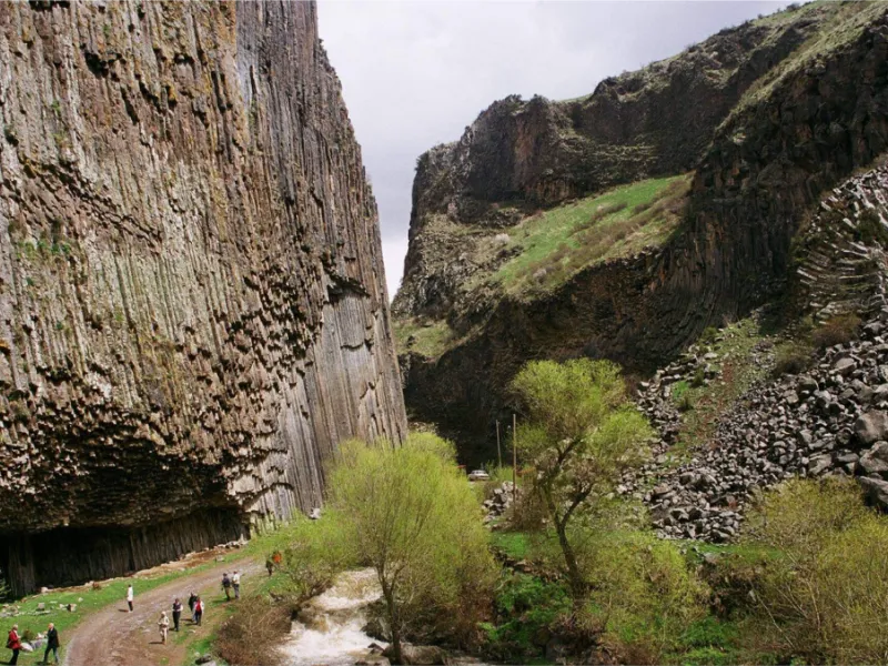 Exploring the natural beauty of Armenia's Garni Gorge