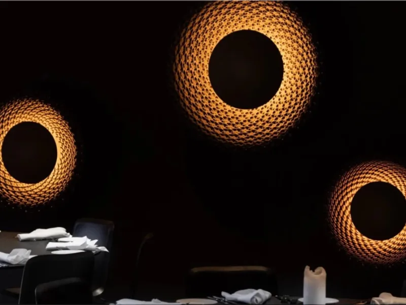 Sunflower Sculptural Wall Lamps